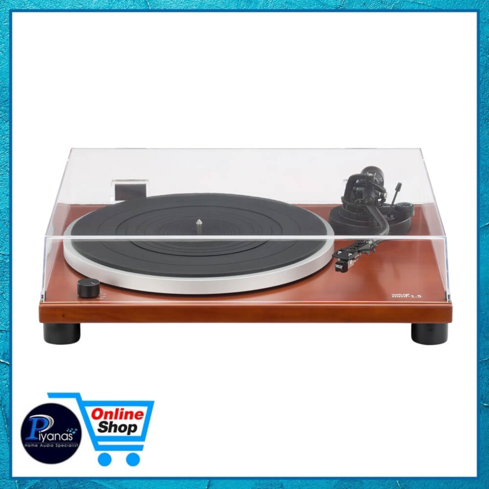 เครื่องเล่นแผ่นเสียง MUSIC HALL : MMF-1.5 (พร้อมหัวเข็ม MUSIC HALL รุ่น MELODY MM) (CHERRY WOOD)